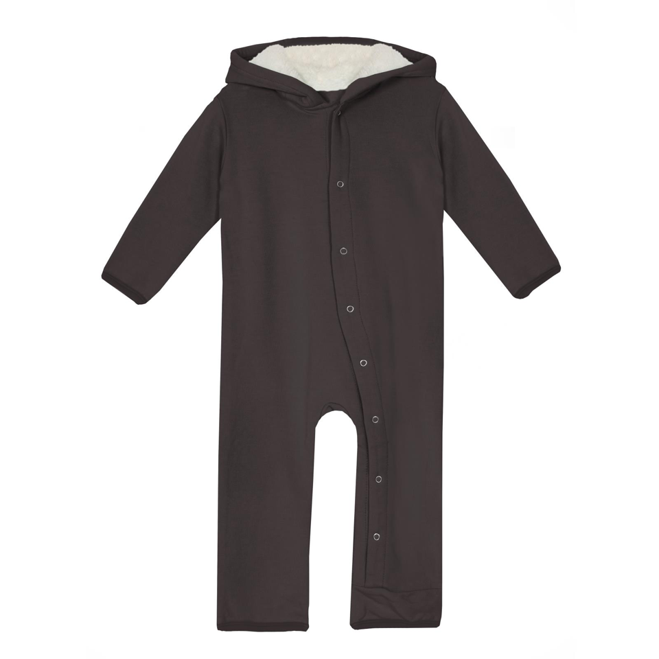 Midnight Fleece Coverall with Sherpa-Lined Hood and Ears