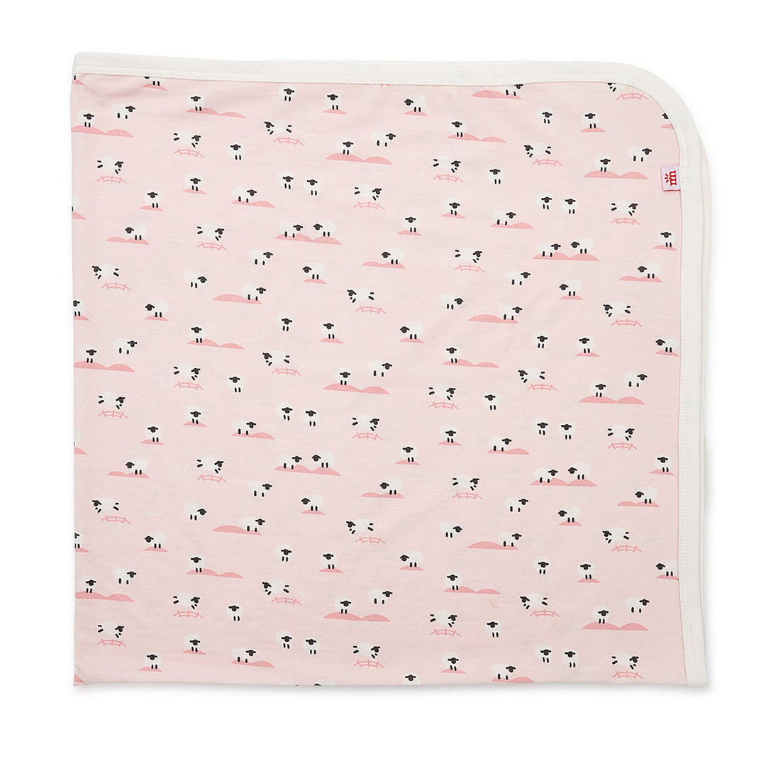 Baa Baa Pink Baby Modal Swaddle Blanket