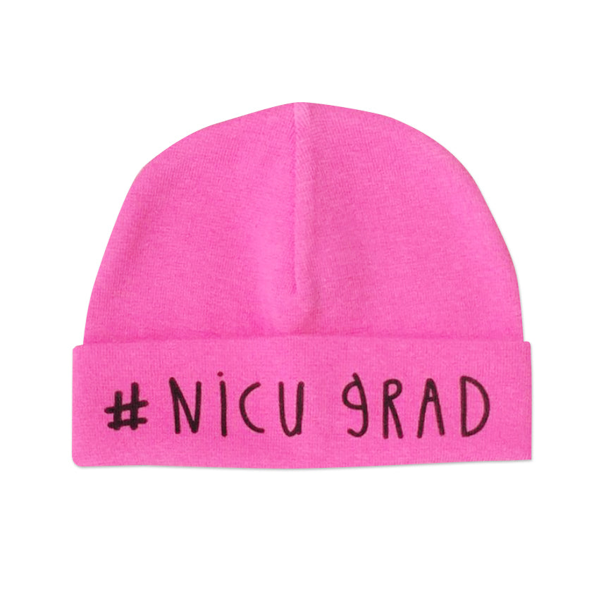 "#NICU Grad" Fuchsia Hat