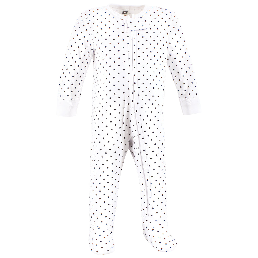 Pink Bows 3-Piece Footie Set