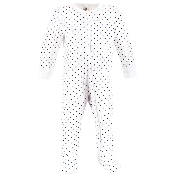 Pink Bows 3-Piece Footie Set