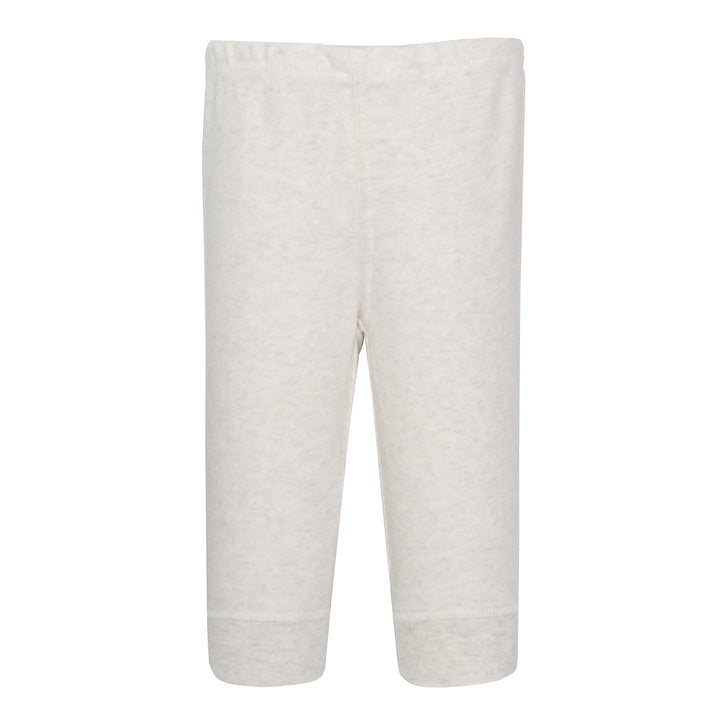 Blue Taupe Cotton Pants and Leggings Set