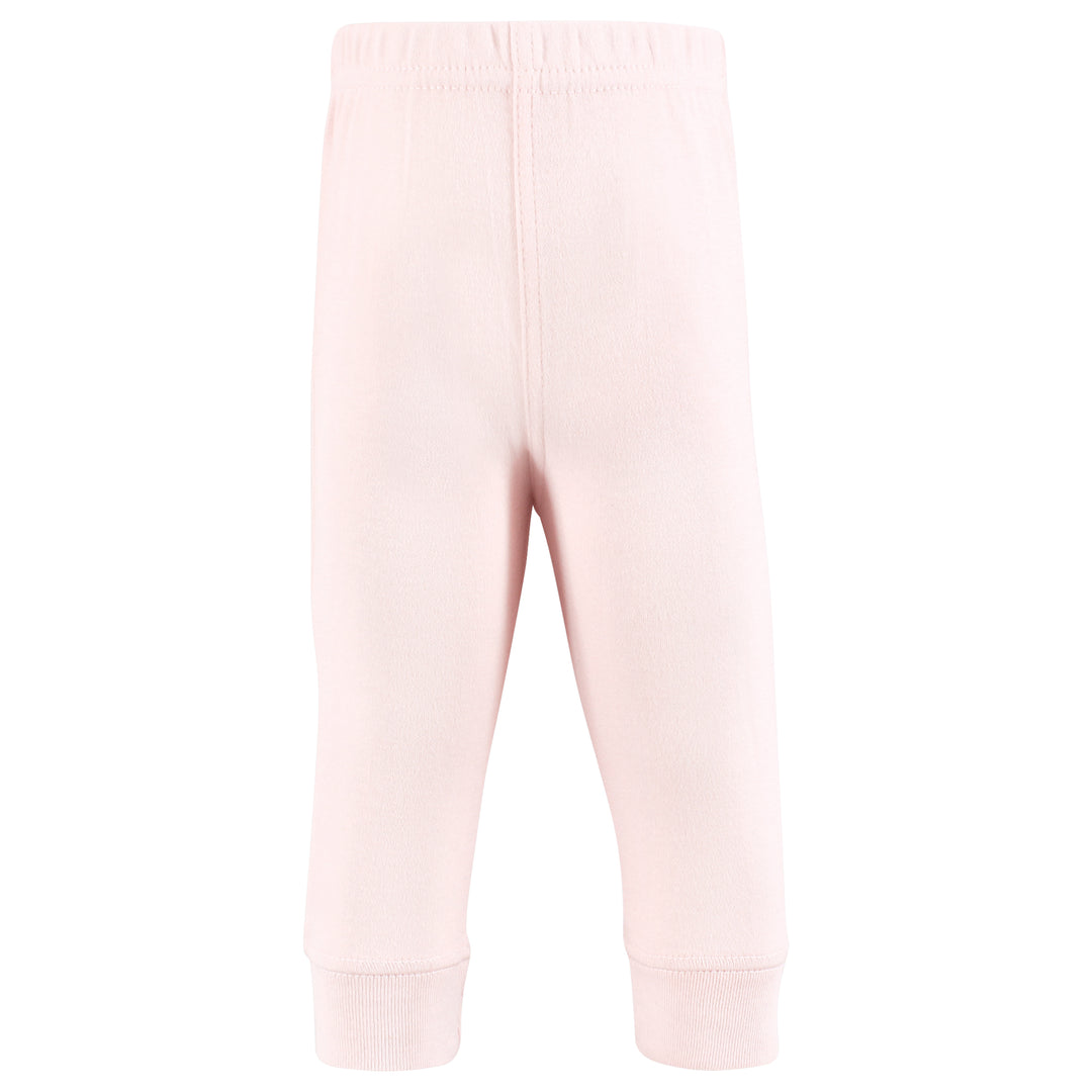 Mauve Neutral Cotton Pants and Leggings Set
