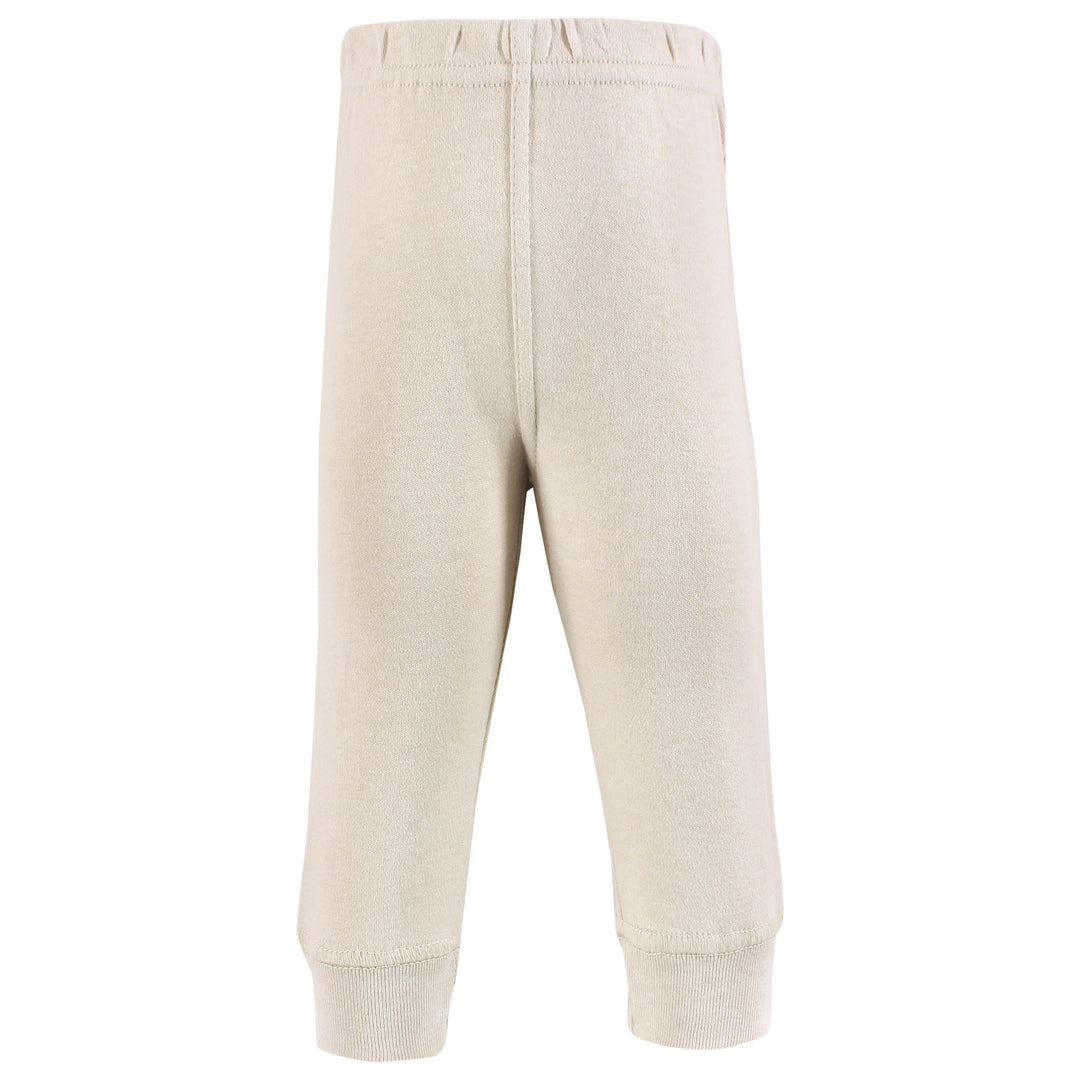 Mauve Neutral Cotton Pants and Leggings Set