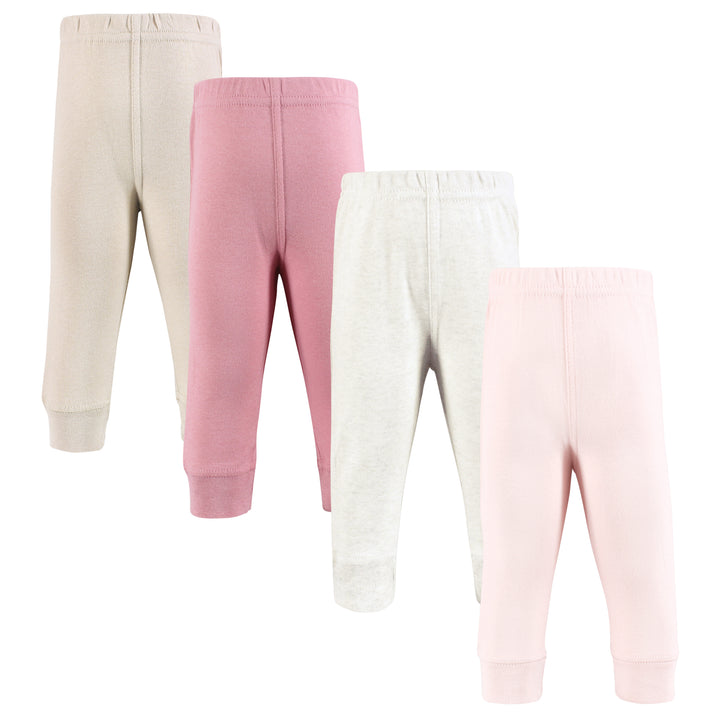 Mauve Neutral Cotton Pants and Leggings Set