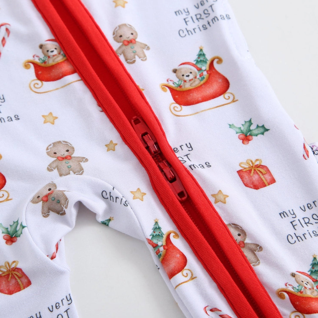 Luxie First Sweet Christmas NICU Romper