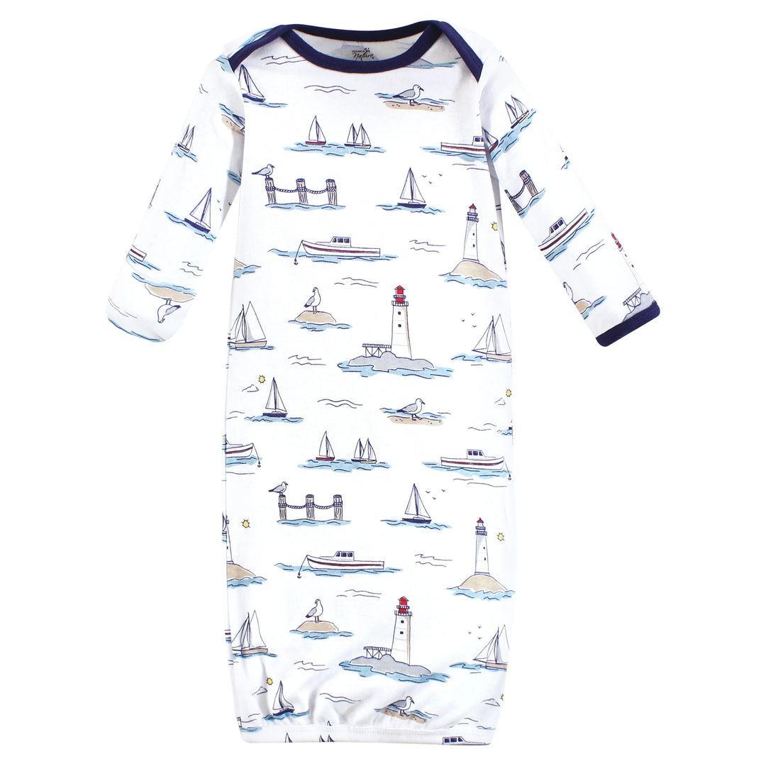 Lighthouse Seagull Organic 3pk Gown Set