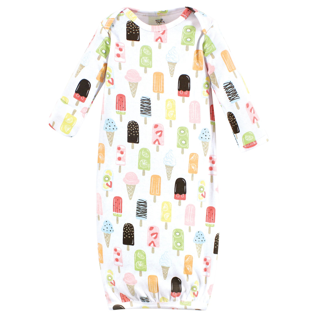 Popsicle Organic 3pk Kimono Gown Set