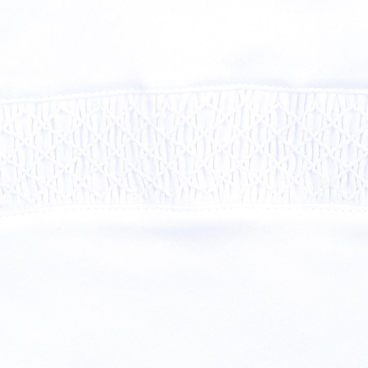 Essentials White Smocked Gown