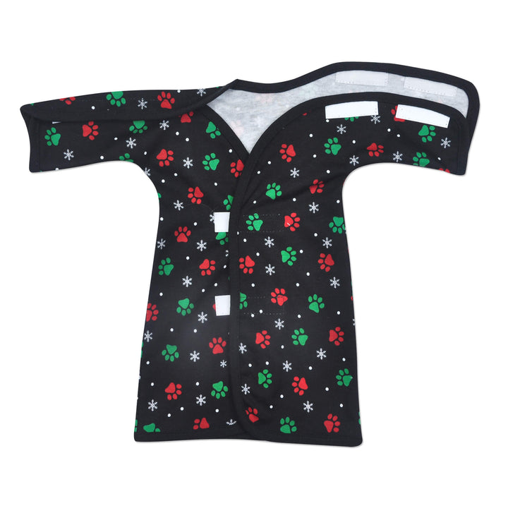 Christmas Paws Cotton NICU Gown