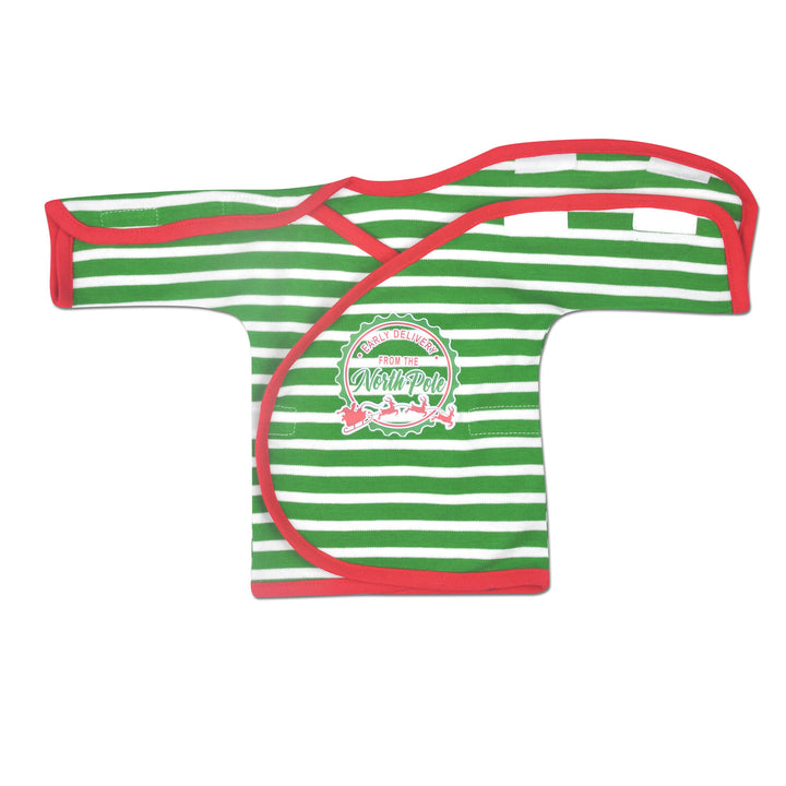 "Early Delivery" Green Stripe Long Sleeve NIC-IV Shirt