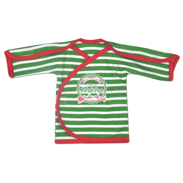 "Early Delivery" Green Stripe Long Sleeve NIC-IV Shirt