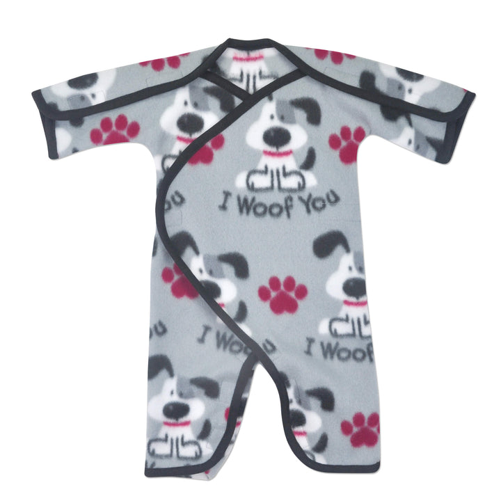 "I Woof You" Fleece NIC-Jumpsuit