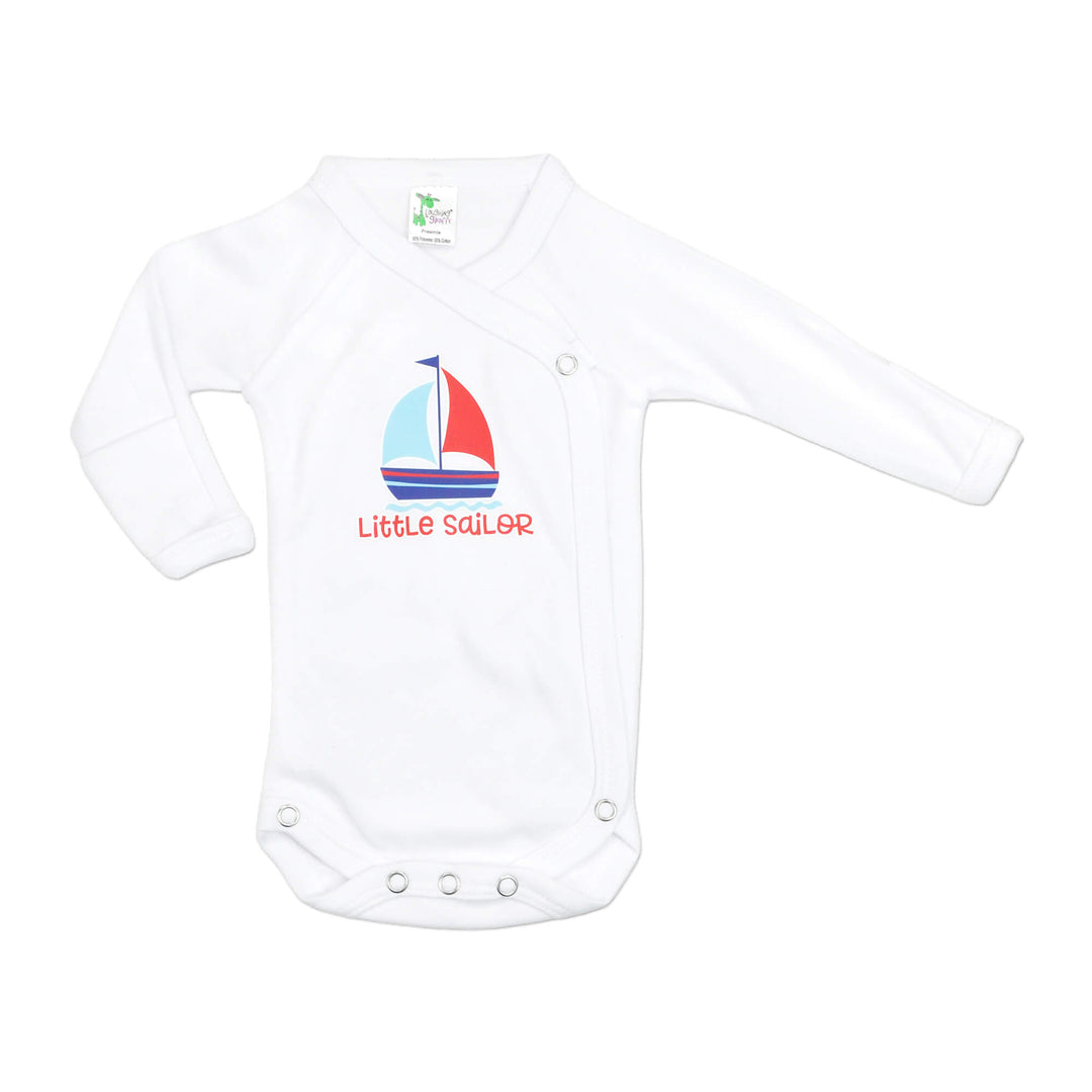 "Little Sailor" Kimono L/S Bodysuit