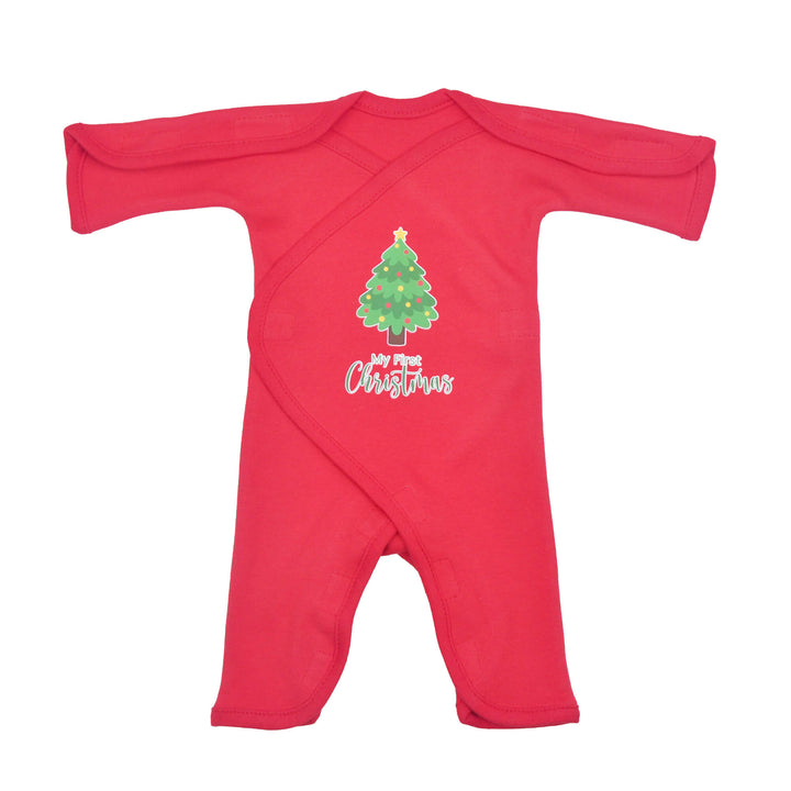 "My First Christmas" Cotton Long Sleeve NIC-Jumpsuit