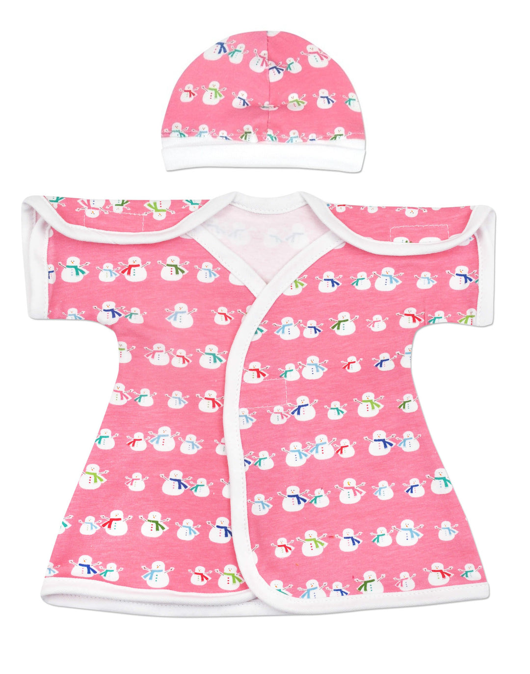 Snow Girl Stretch Cotton NICU Dress