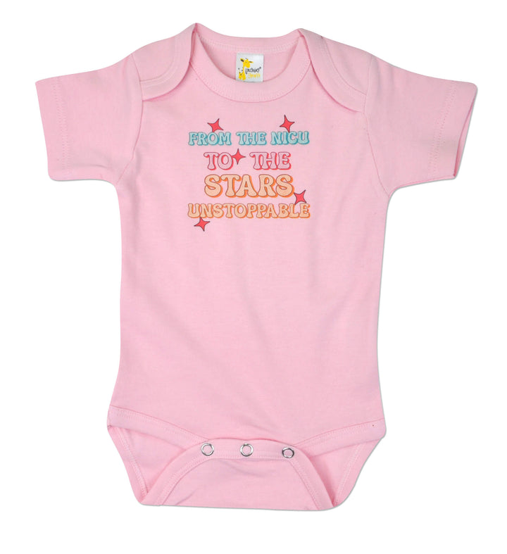 "From The NICU To The Stars Unstoppable"  S/S Bodysuit