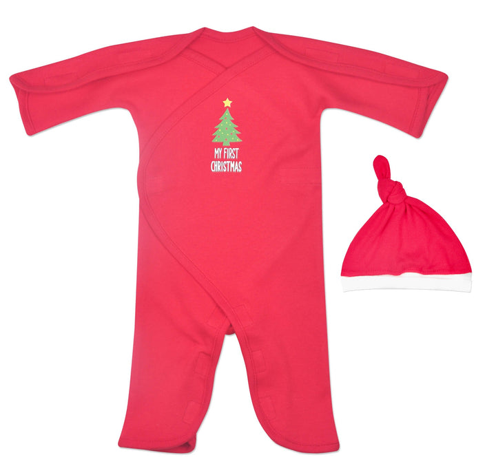 "My First Christmas" Cotton Long Sleeve NIC-Jumpsuit