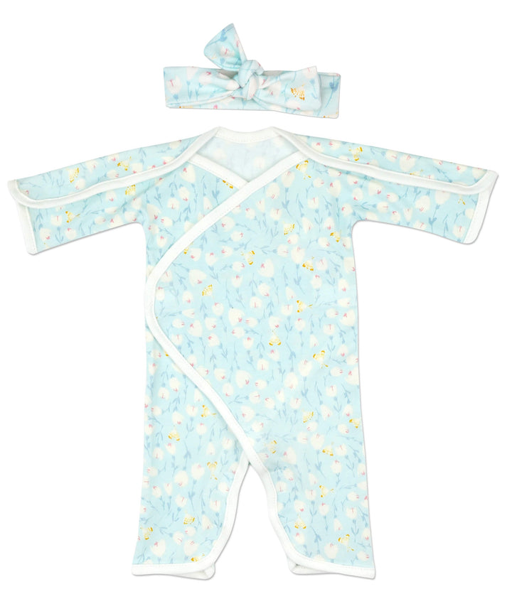 Cotton Blossom Stretch Cotton Long Sleeve NIC-Jumpsuit