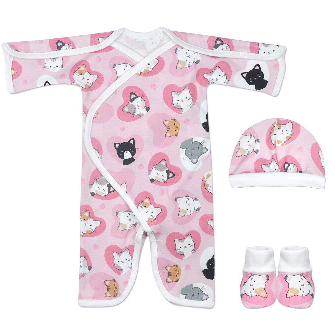 Kitty Love Stretch Cotton Long Sleeve NIC-Jumpsuit