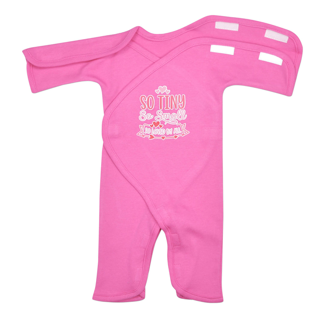 "So Tiny So Small" Hot Pink Cotton Long Sleeve NIC-Jumpsuit