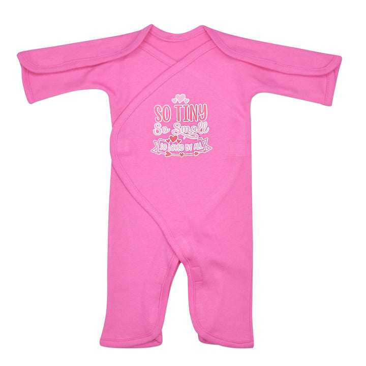 "So Tiny So Small" Hot Pink Cotton Long Sleeve NIC-Jumpsuit