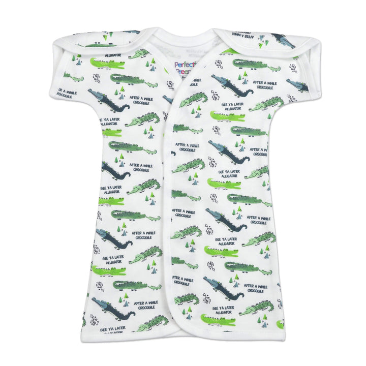 Sea Ya Later Alligator Cotton NICU Gown