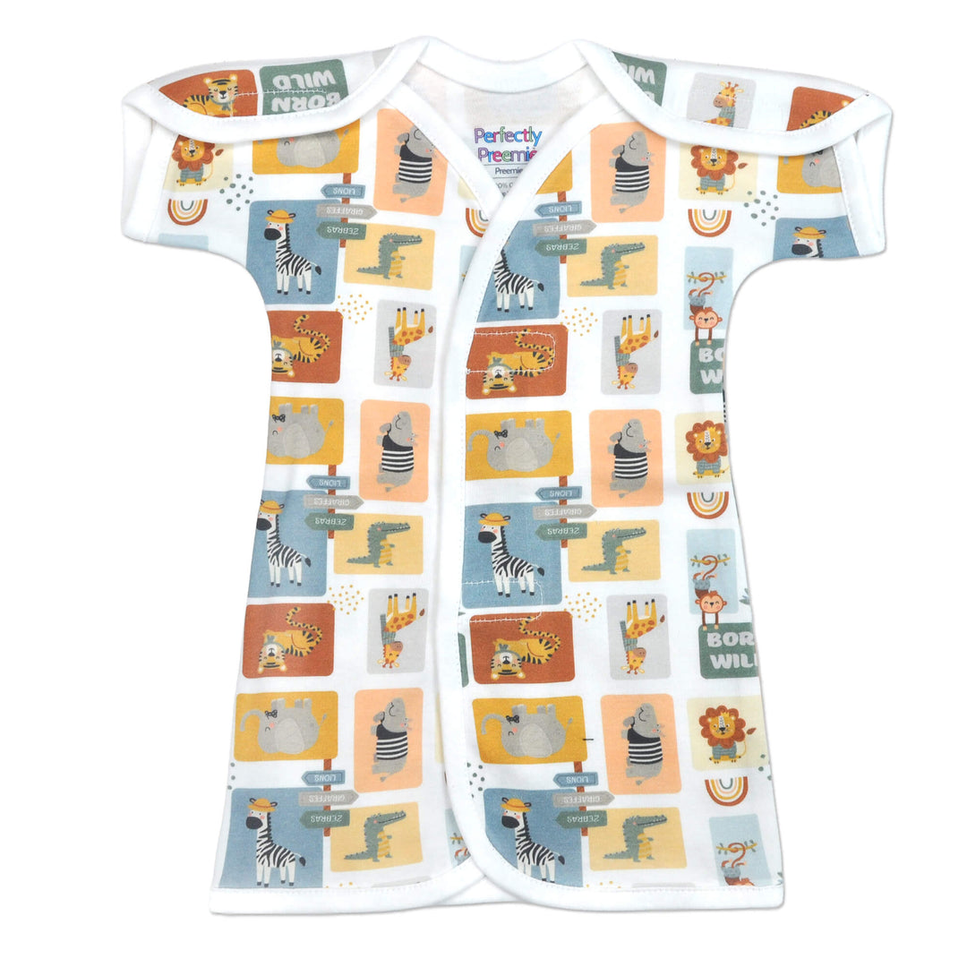 Jungle Juant Cotton NICU Gown