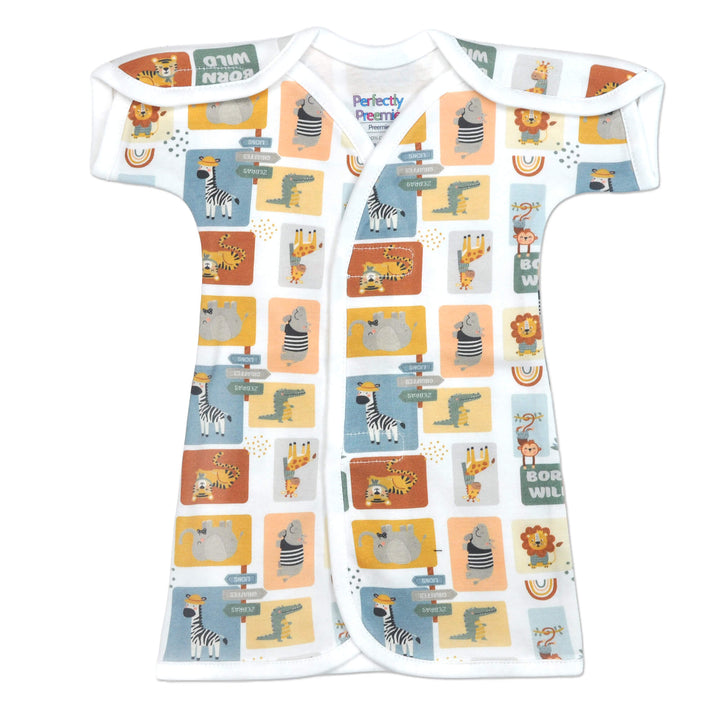 Jungle Juant Cotton NICU Gown