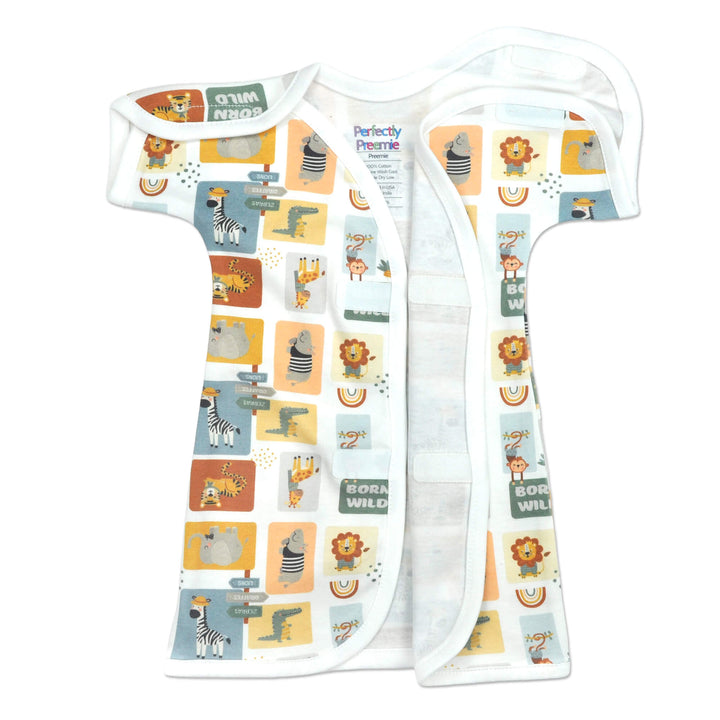 Jungle Juant Cotton NICU Gown