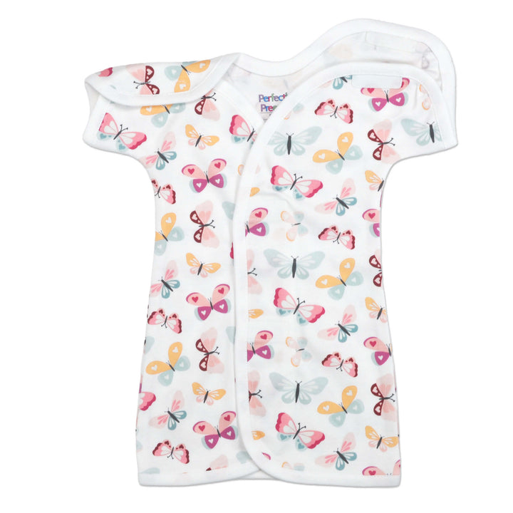 Butterfly Love Cotton NICU Gown