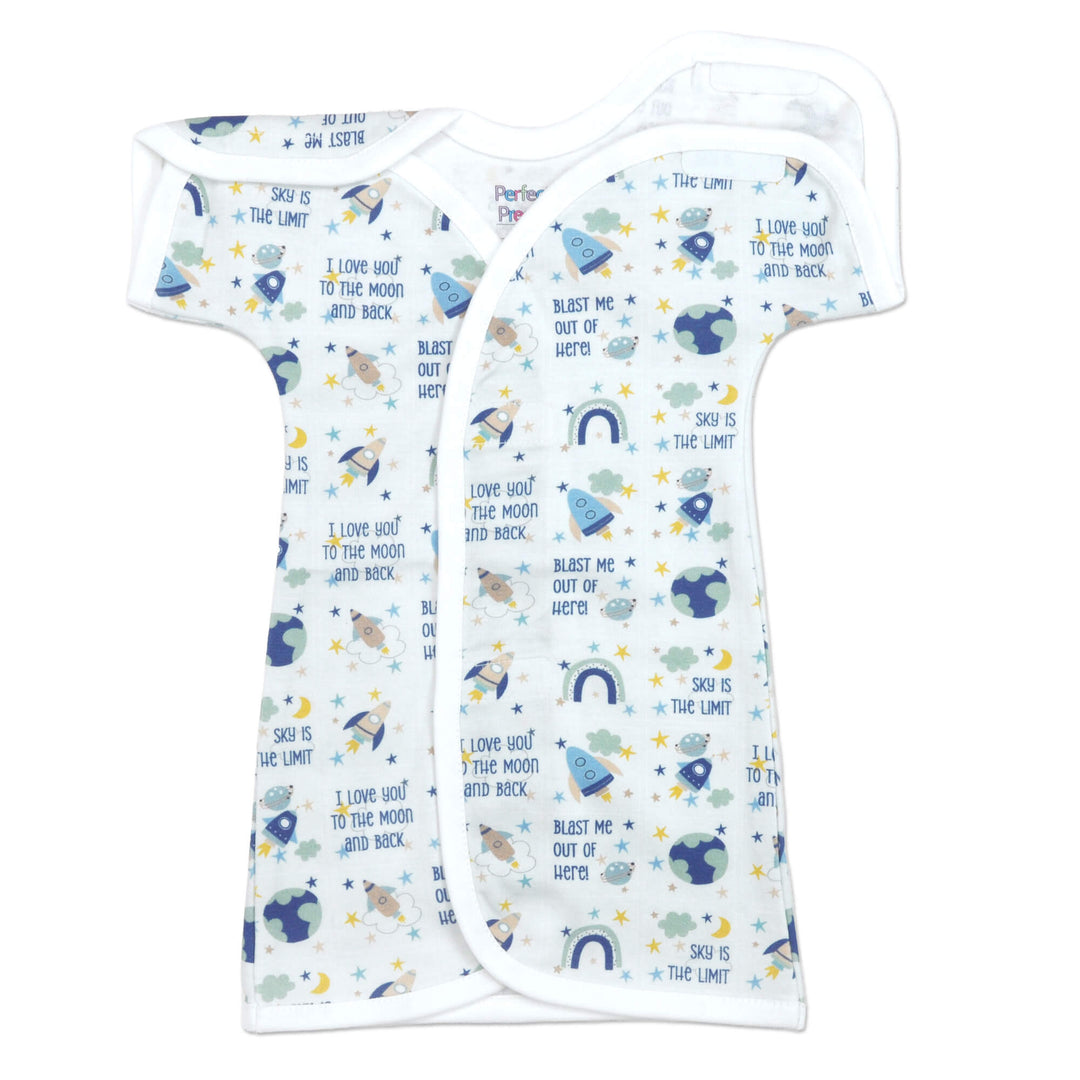 Sky Bound Cotton NICU Gown