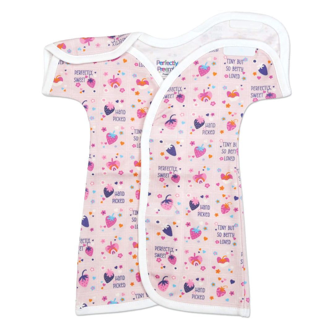 Berry Sweet Cotton NICU Gown