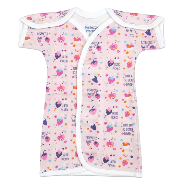 Berry Sweet Cotton NICU Gown