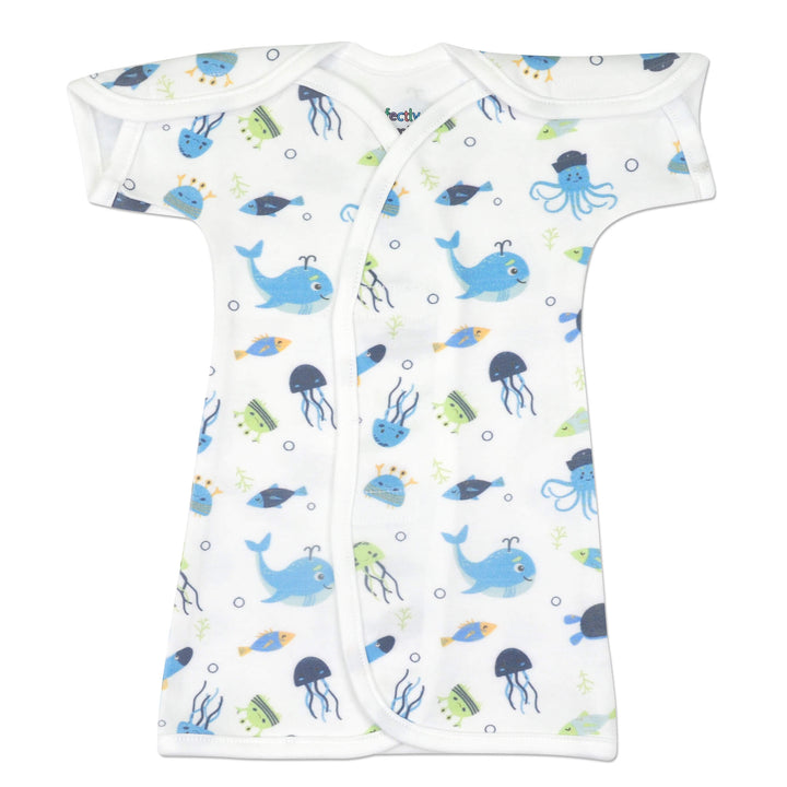 Sea Life Cotton NICU Gown