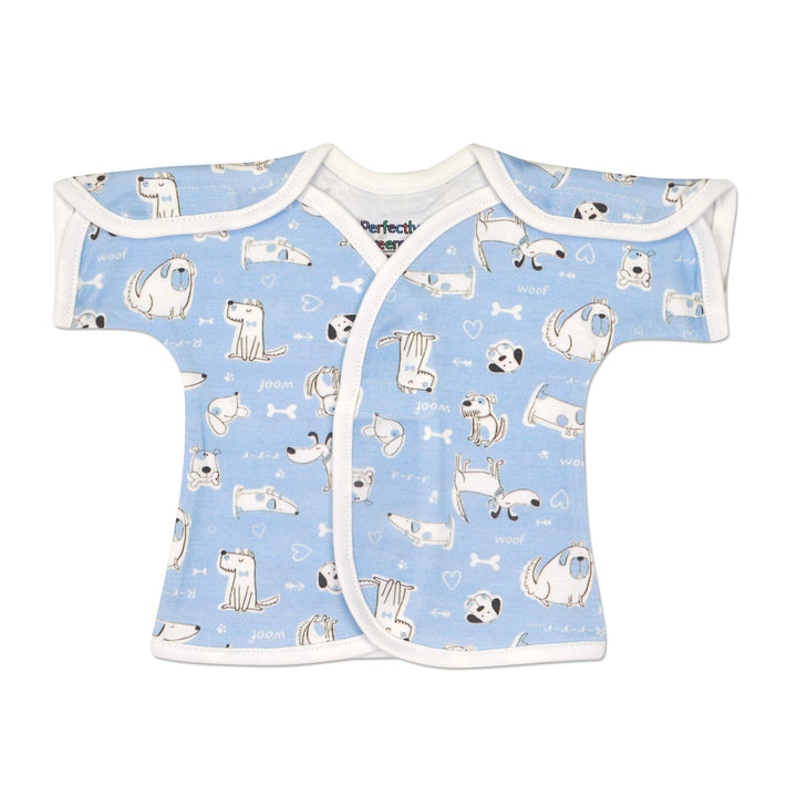 Blue Puppy Love Cotton NICU Shirt