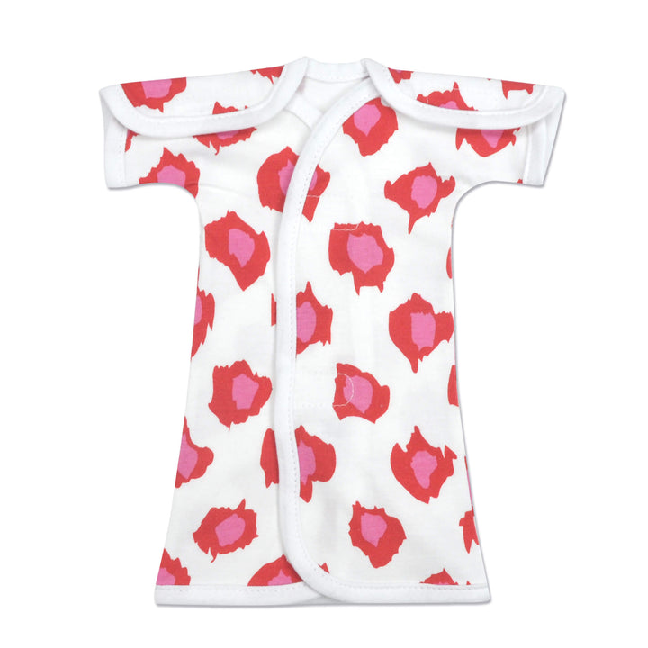 White Leopard NICU Gown