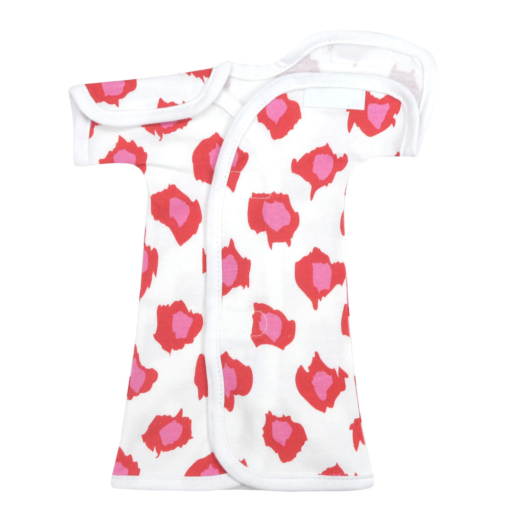 White Leopard NICU Gown