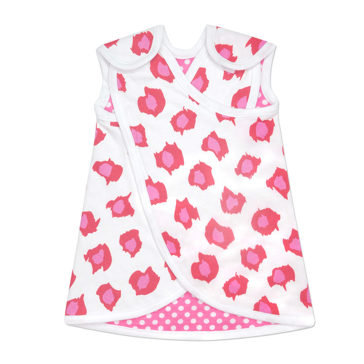 Pink Polka Dot Leopard NIC-Dress