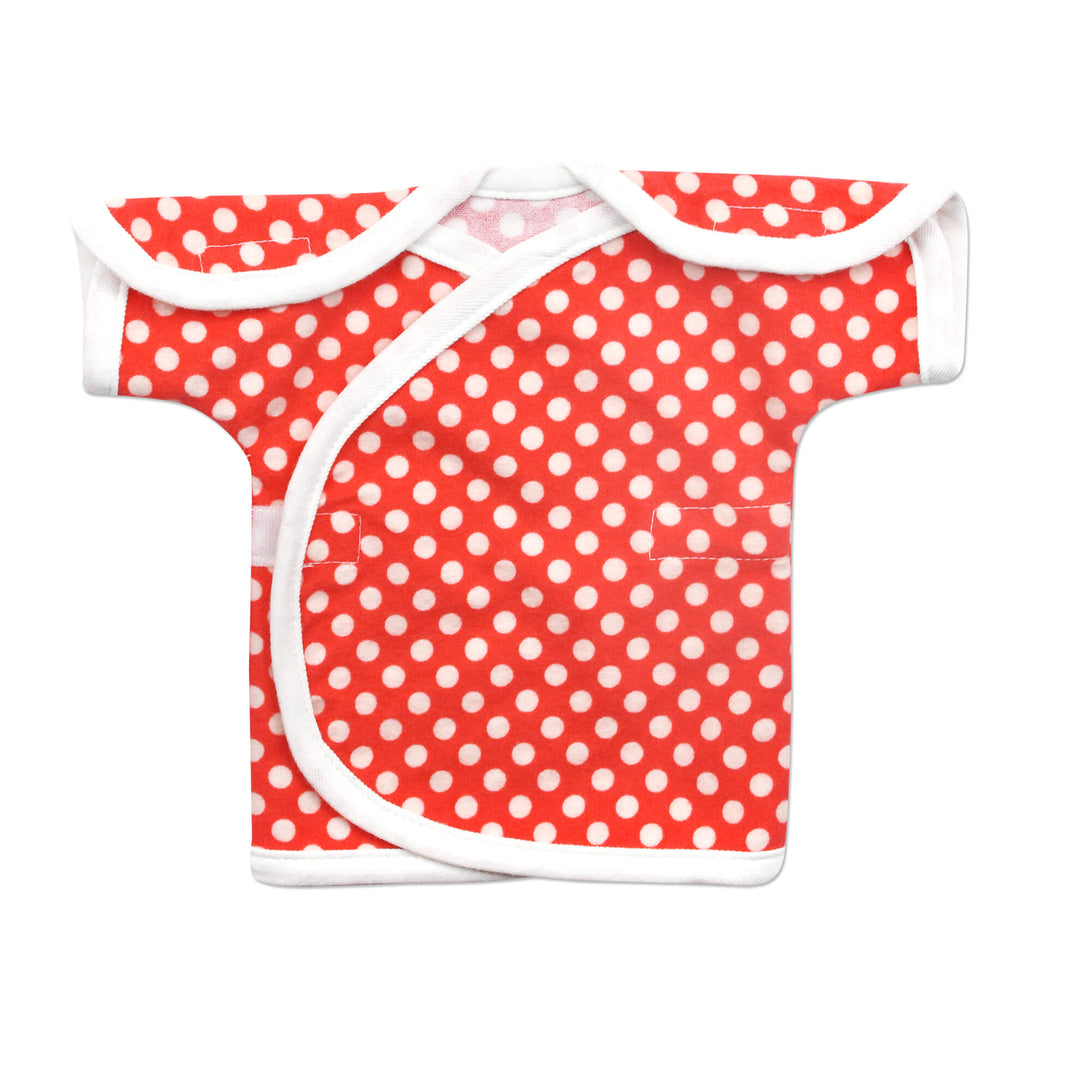 Red Polka Dot Short Sleeve NIC-IV Shirt