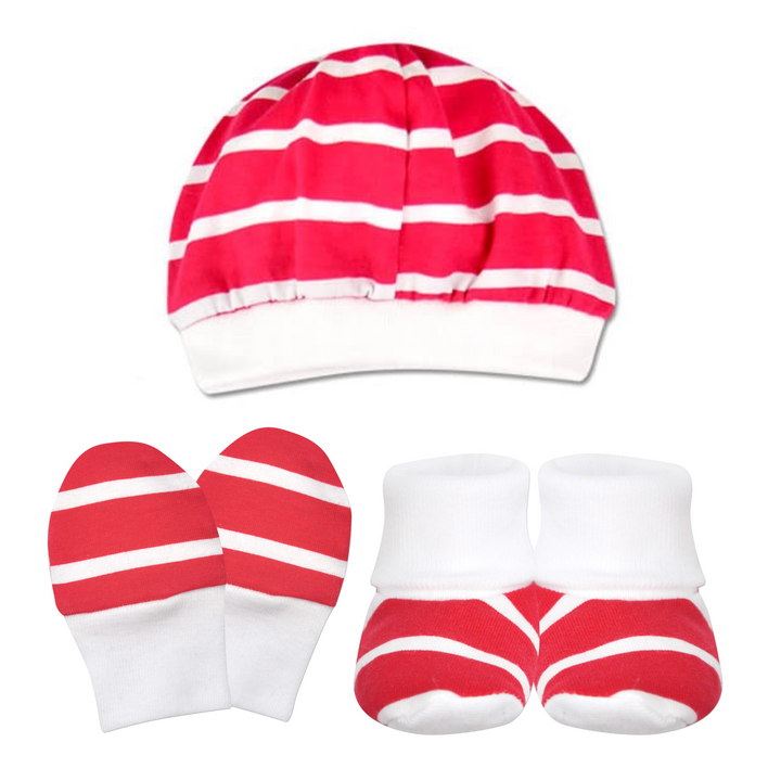 Red Stripe Accessory Sets