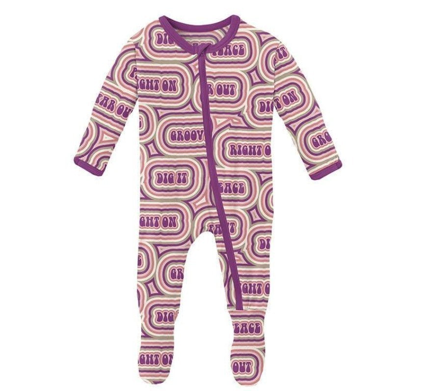 Starfish Groovy Bamboo Footie-Outlet