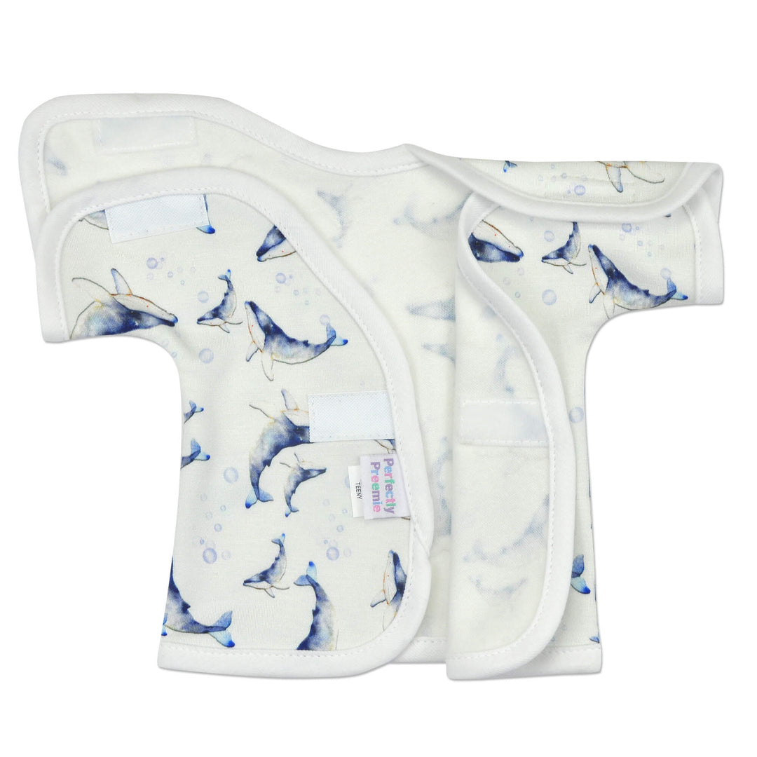 Whales Bamboo NICU Shirt