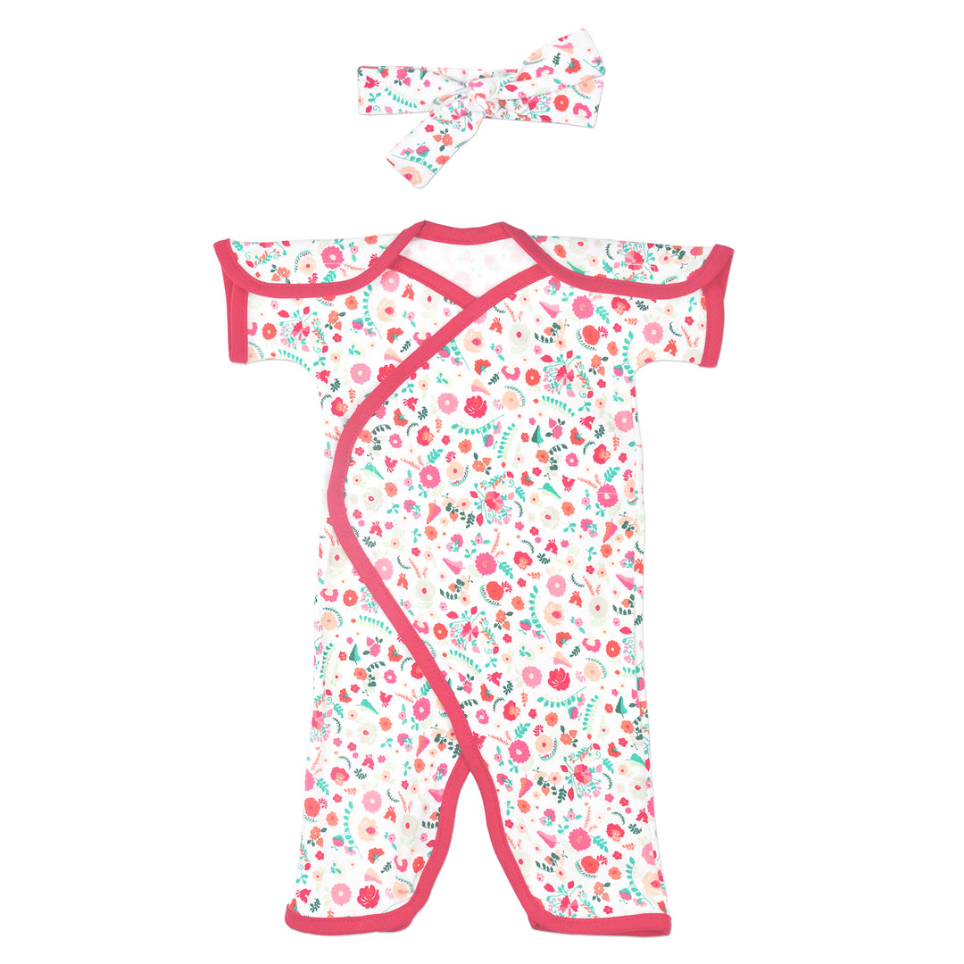 Zinnia Short Sleeve Stretch Cotton NIC-Jumpsuit