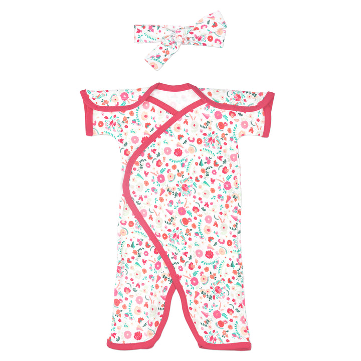 Zinnia Short Sleeve Stretch Cotton NIC-Jumpsuit