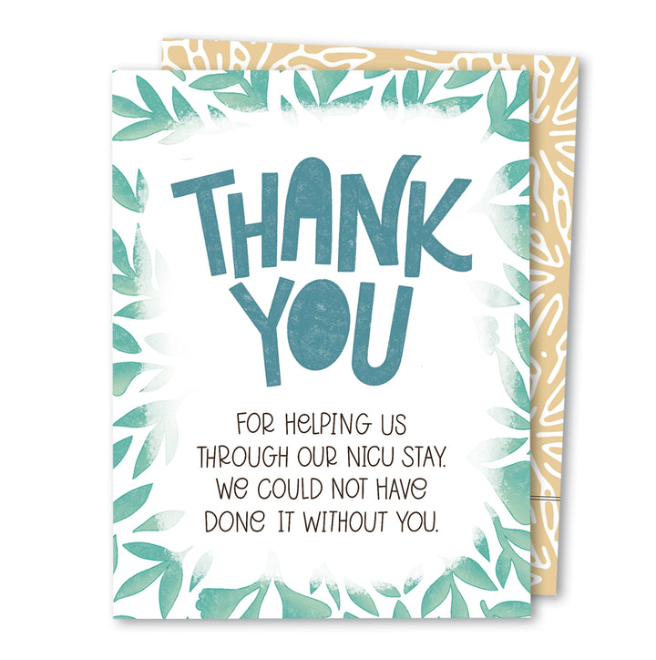 NICU Thank You Card