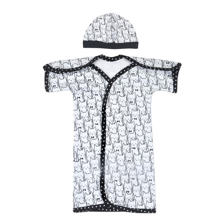 Cat Pack Cotton NICU Gown