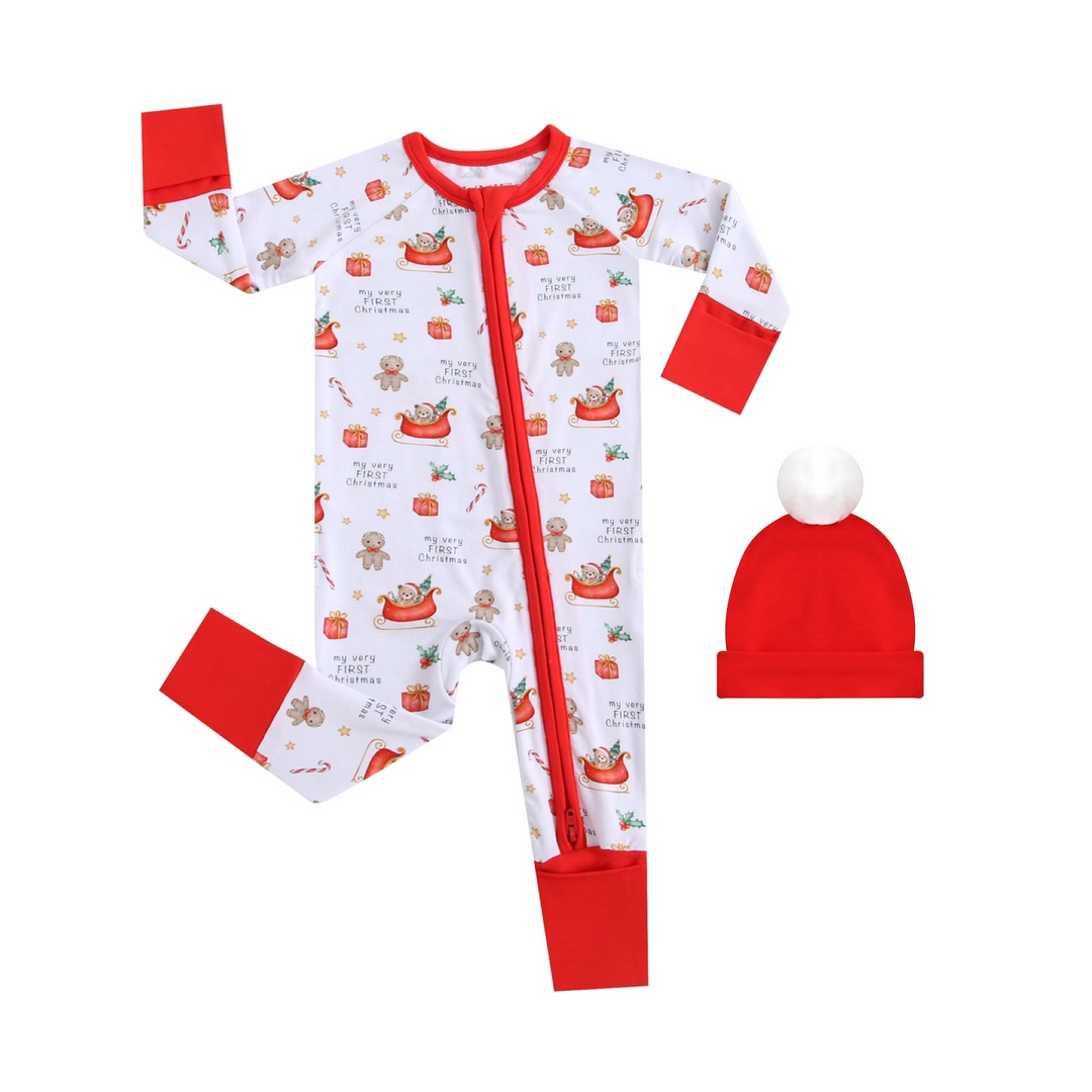 Luxie First Sweet Christmas NICU Romper