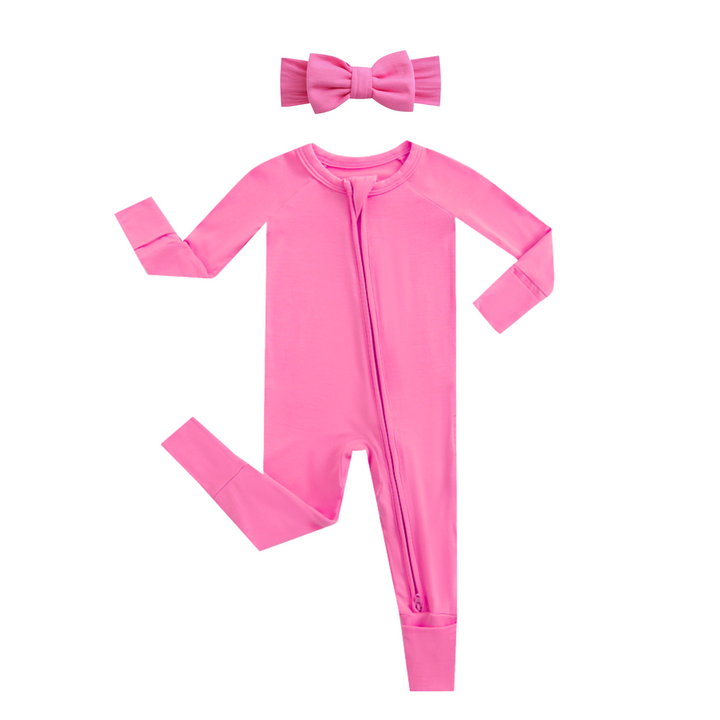 Luxie Pink NICU Romper