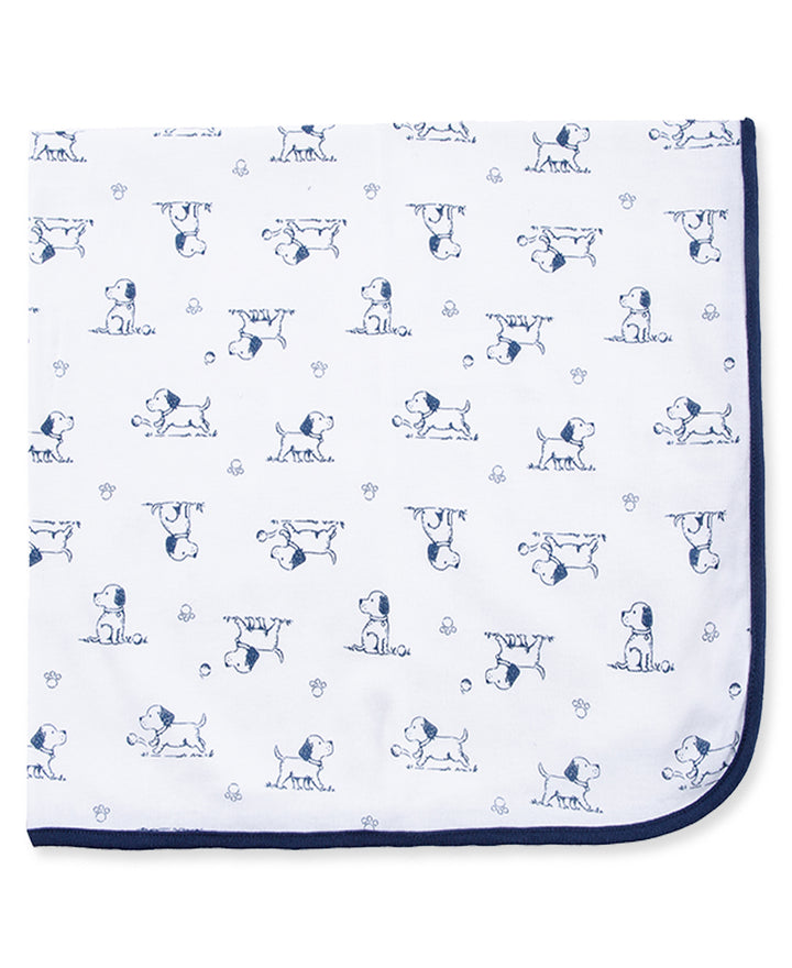 Puppy Toile Blanket